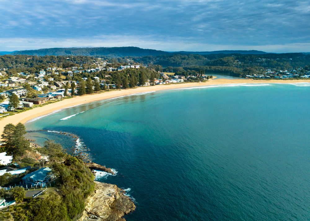 Aerial,Views,Of,The,Waters,At,Avoca,Beach,,Australia Aerial,Views,Of,The,Waters,At,Avoca,Beach,,Australia